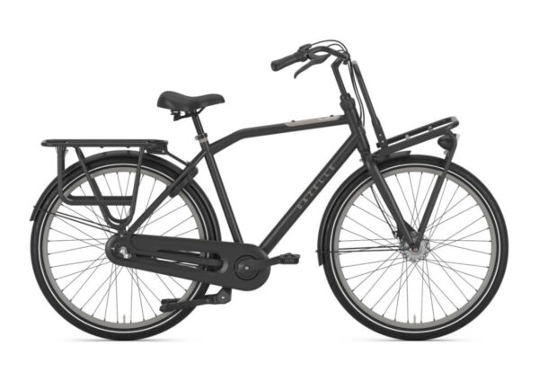 GAZELLE HeavyDutyNL Heren Black Mat 59cm 2023