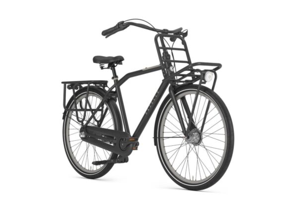 GAZELLE HeavyDutyNL Heren Black Mat 59cm 2023