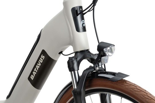 BATAVUS Altura E-Go Power Pro LAGEINSTAP Lichtgrijs Mat 56cm 2025