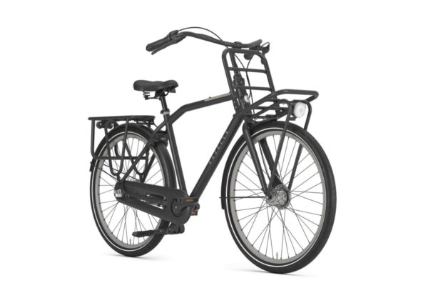 GAZELLE HeavyDutyNL Heren Black Mat 59cm 2023