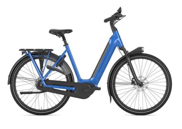 GAZELLE Grenoble test e-bike 600WH Dames Tropical Blue Glans 53cm 2025